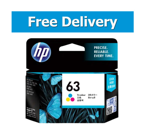 HP 63 Tri-color Original Ink Cartridge - ADECS International Corporation